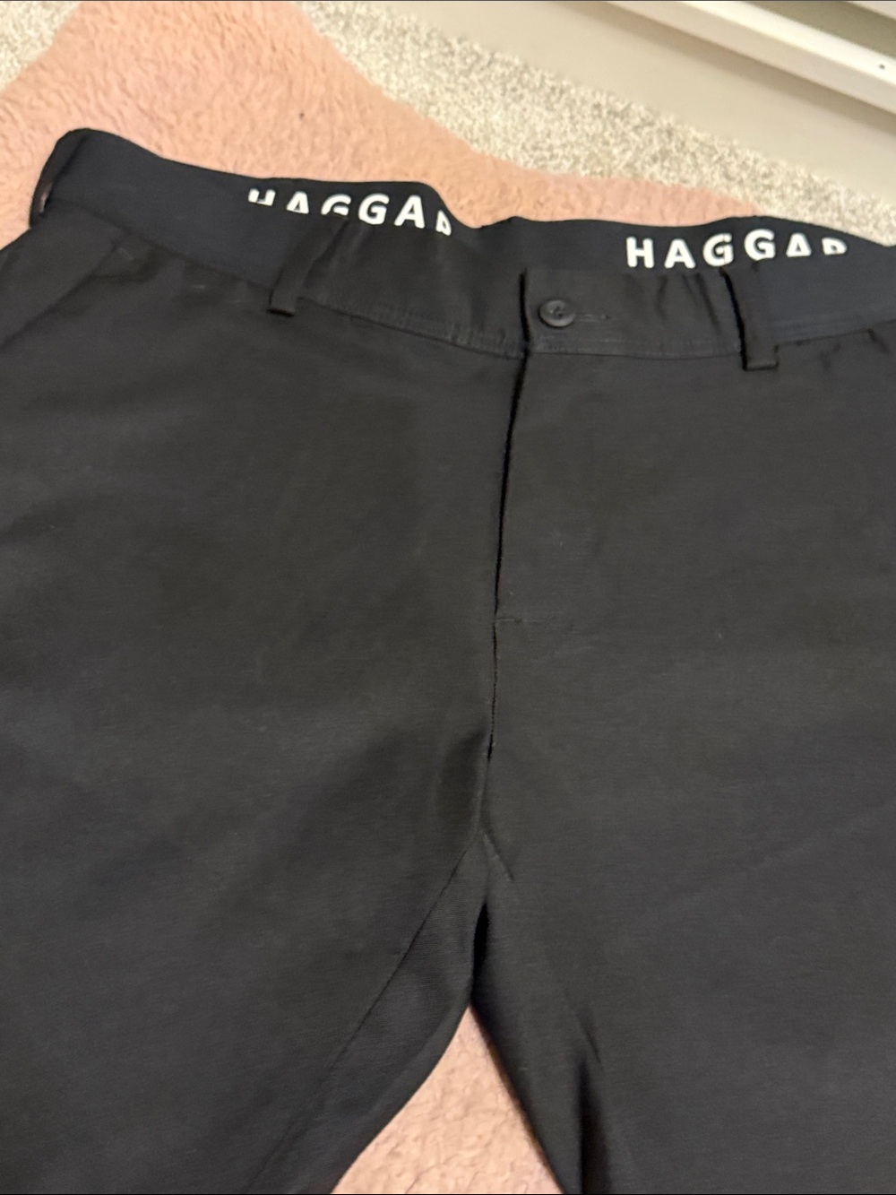 Haggar Men's Black Hybrid Stretch Shorts